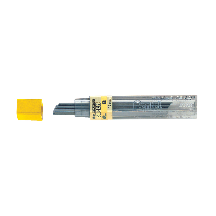 Potloodstift pentel 0.9mm zwart per koker b - 0