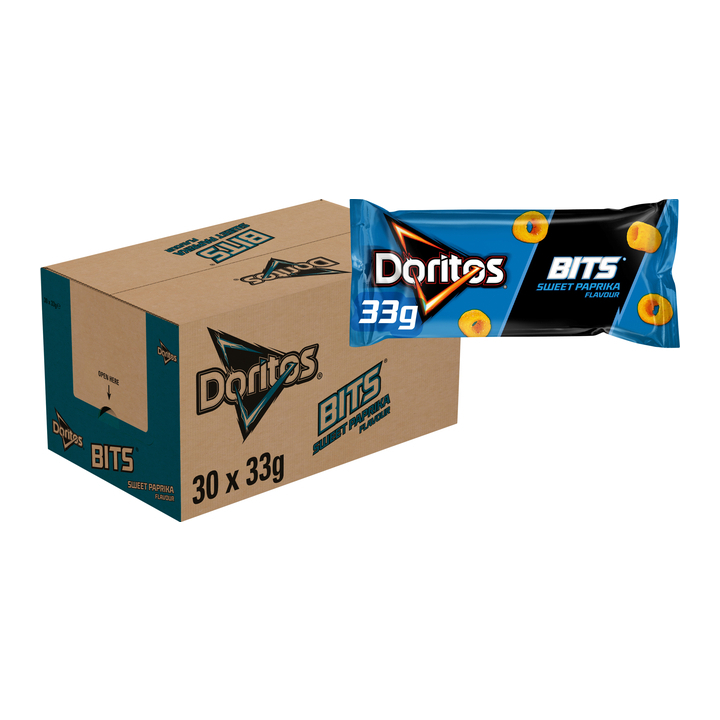 Chips doritos bits zero's sweet paprika zak 33gr(37159) - 0