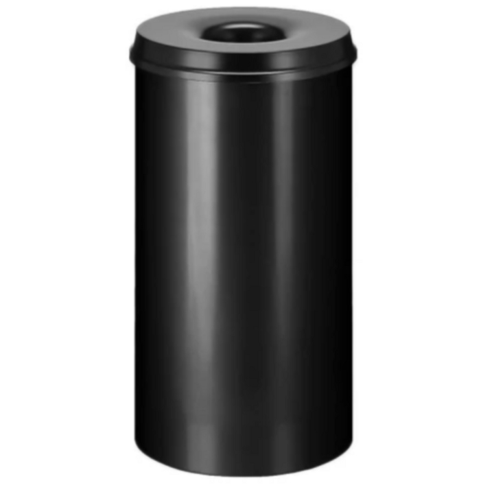 Metalen Papierbak | Vlamdovend | 50 Liter | Zwart | VB 105000 - 0