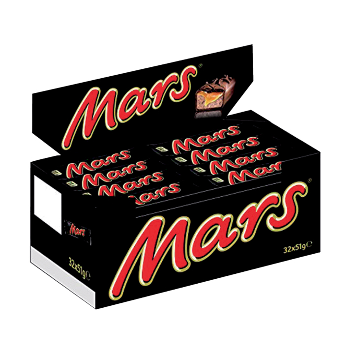 Mars, 51 gram, 34005 (doos á 32 stuks) - 0