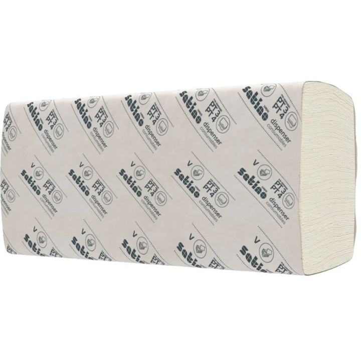Satino Comfort | Papieren Handdoekjes | 23x25cm | 2-Laags | PT3 | Wit | 277190 (3.200 stuks) - 2