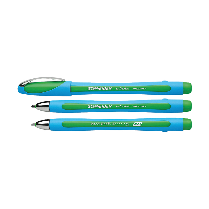 Balpen schneider memo xb 1.4mm groen(s-150204) - 0