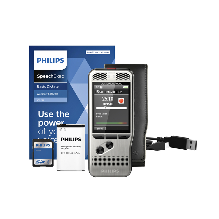 Dicteerapparaat philips pocket memo dpm 6000/02(dpm6000/02) - 0