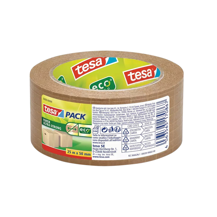 Verpakkingstape tesa 56000 eco papier 50mmx25m(56000-00000-0 - 0