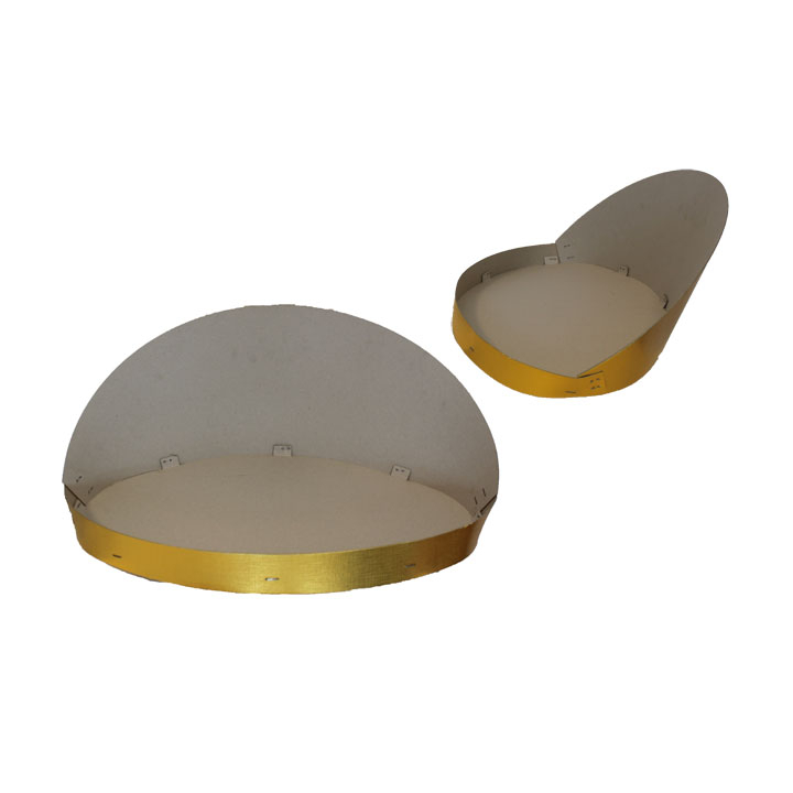 Fruitschaal, karton, ovaal met rug, 43cm (20 stuks) - 0