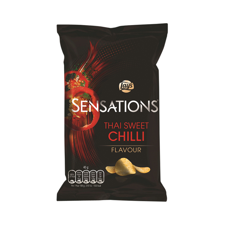 Chips lay's sensations thai sweet chilli zak 40gr(37185) - 1