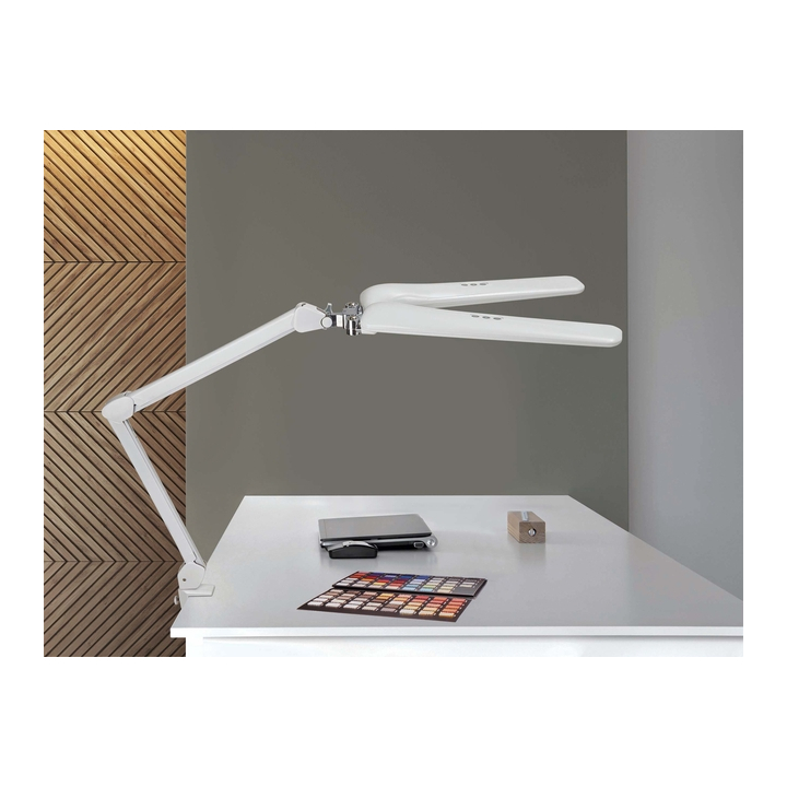 Werkpleklamp maul craft duo led met tafelklem wit(8205402) - 2