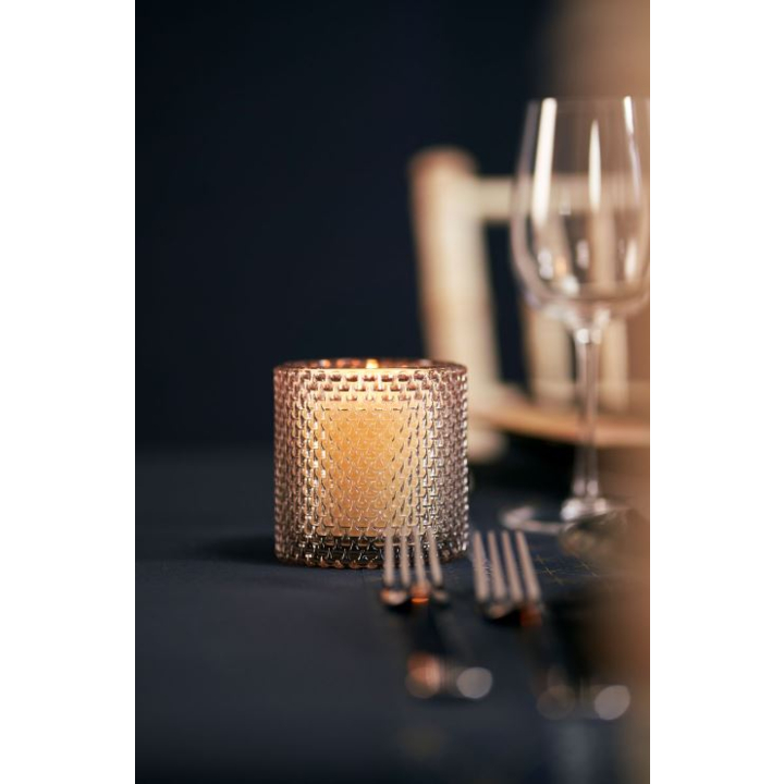Duni | LED Lamphouder | 80x80mm | Kandelaar Calm Clear | 191464 (6 stuks) - 2