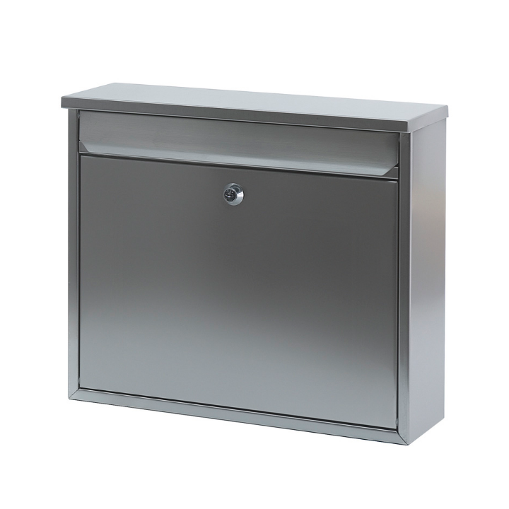 Wandbrievenbus Granadan, 360x110x315 mm, RVS, VB 440060 - 0