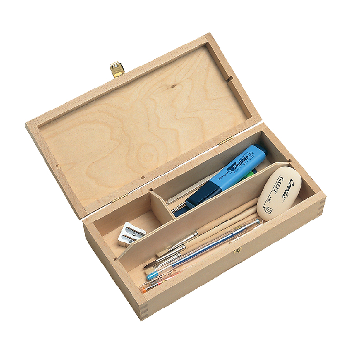 Tekendoos nummer 2 middel 250x125x62mm hout - 0