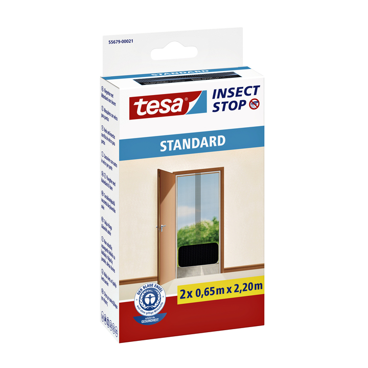 Vliegenhor tesa deur 55679 2x0.65x2.2m zwart(55679-00021-03) - 0