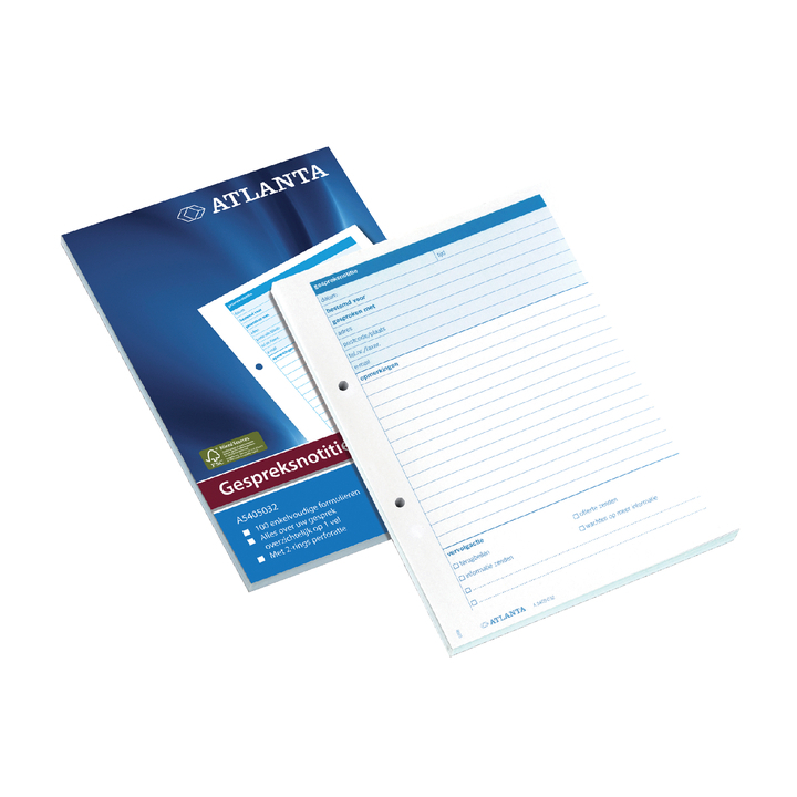Gespreksnotitieblok a5405-032 a5 100vel - 0