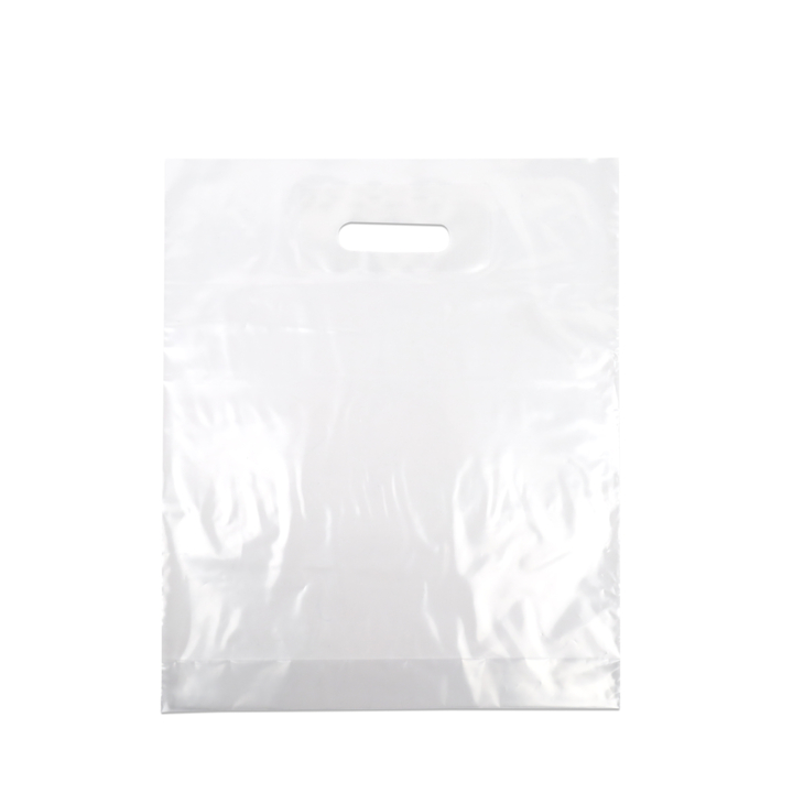 Draagtas, 37x44+2x4cm, ldpe, dkt, transparant (500 stuks) - 0