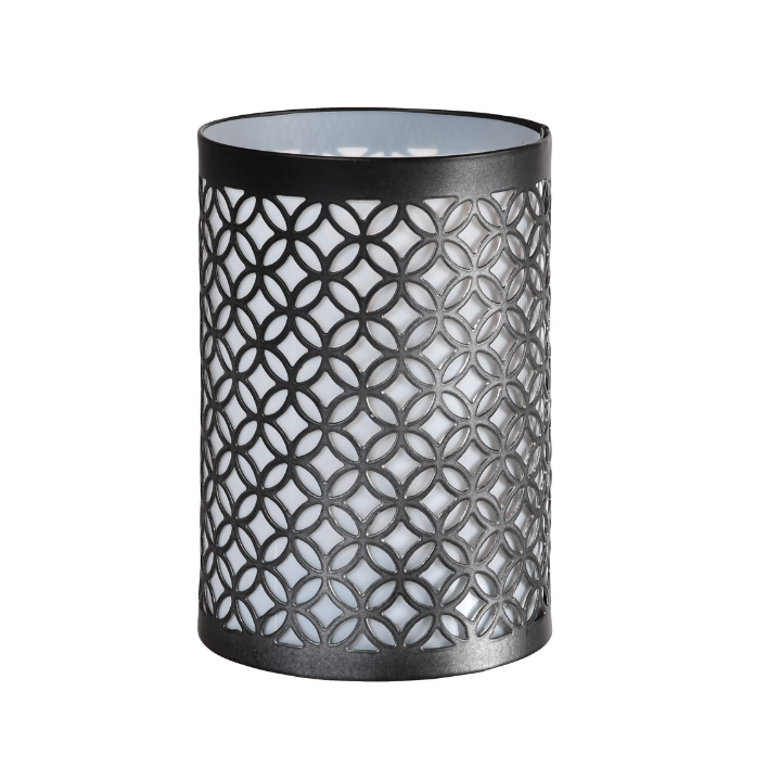 Duni | LED-lamphouder | 130x89mm | Kandelaar Taj Brushed Metal | 208769 (4 stuks) - 0