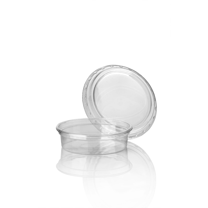 Bakje, PP, diameter 70mm, inhoud 50ml, helder (1000 stuks) - 0