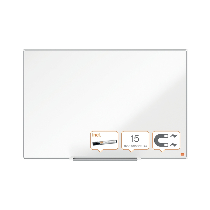 Whiteboard nobo impression pro 900x600mm staal(1915402) - 1