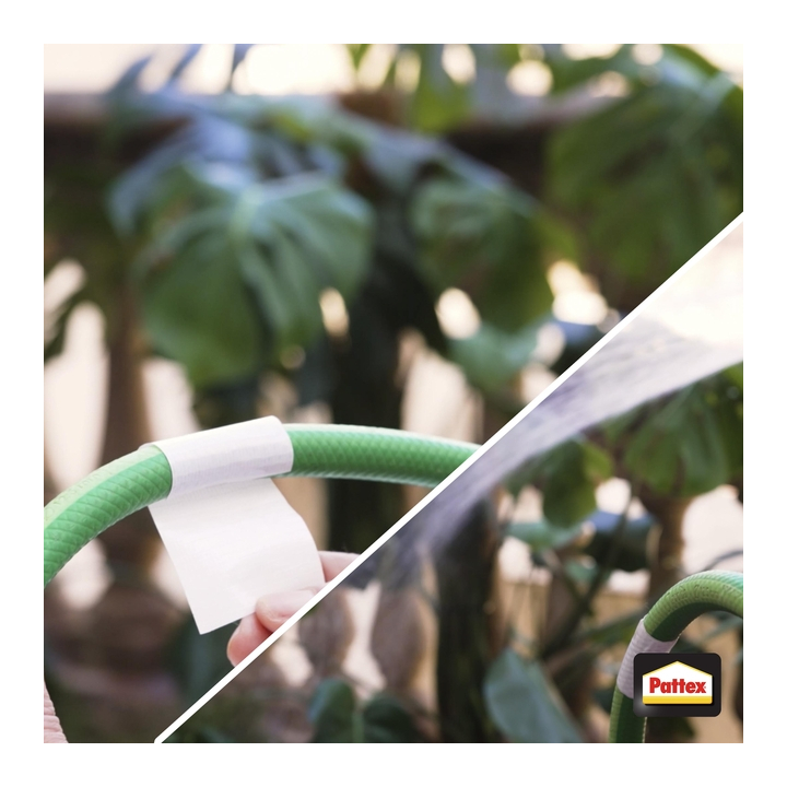 Plakband pattex power tape 50mmx10m wit - 2