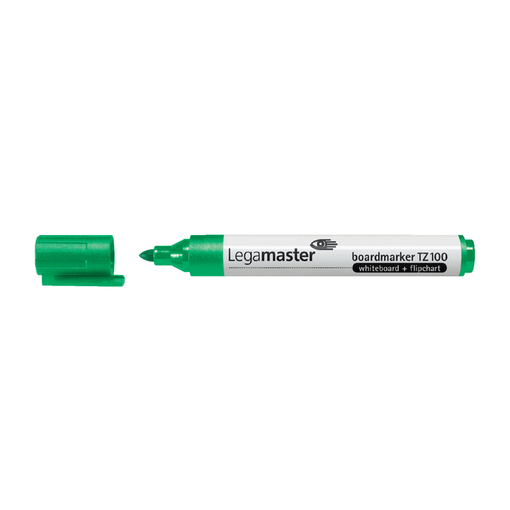 Legamaster TZ100, whiteboard viltstift, 1.5mm-3mm, groen - 0