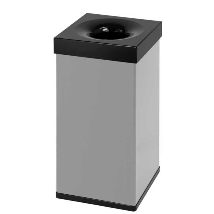 Carro-Flame, papierbak, 110 liter, aluminiumgrijs, VB 860110 - 0