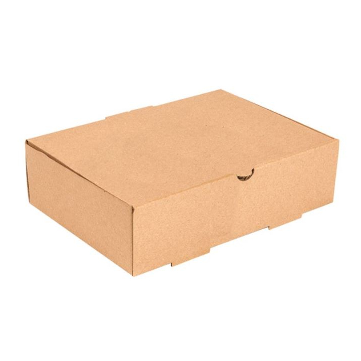 Take awaybox, kraft, 26x18x7cm, neutraal (100 stuks) - 0