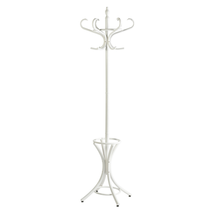 Staande kapstok Bistro, 185 cm, 12-haaks, wit, VB 431130 - 0