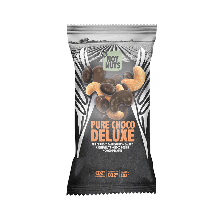 Cashewnoten noynuts pure choco deluxe mix zak 45gr(70104501) - 1