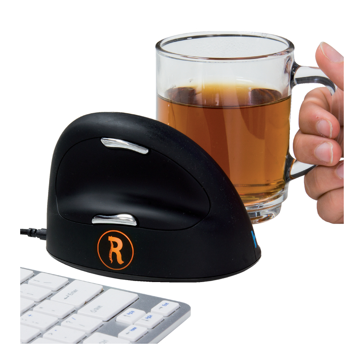 Muis r-go break he muis small/medium rechts zwart(rgobrhesmr - 0