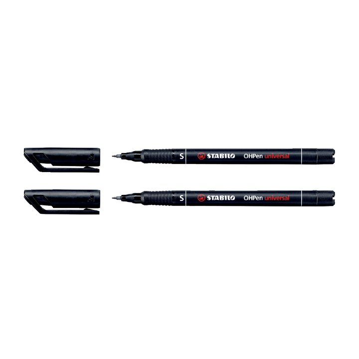 Viltstift stabilo ohp sf841 perm rond 0.4mm zwart - 0