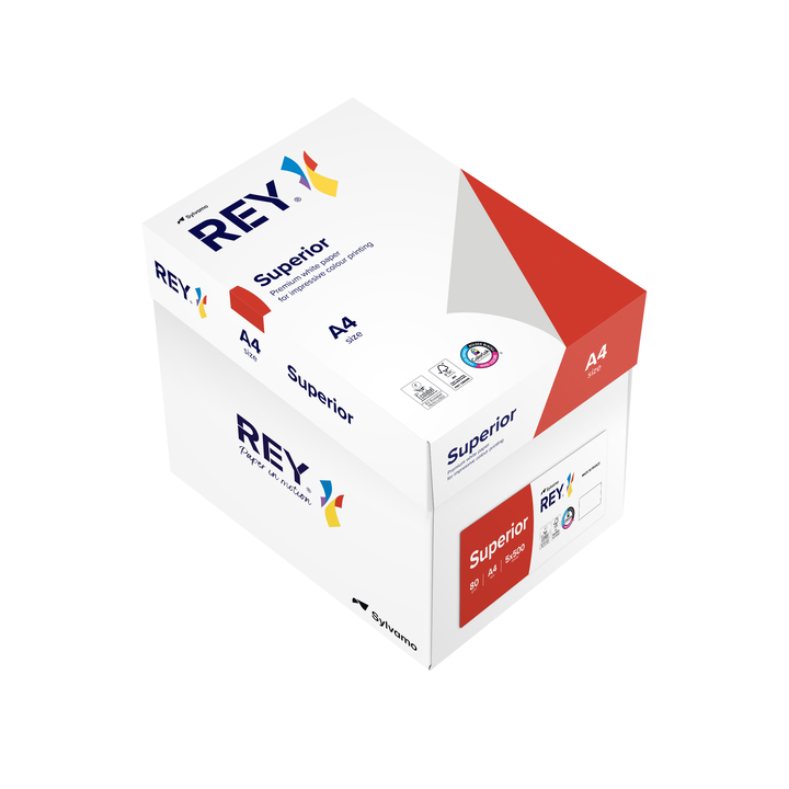 Kopieerpapier rey superior a4 80gr wit(88100366) - 2
