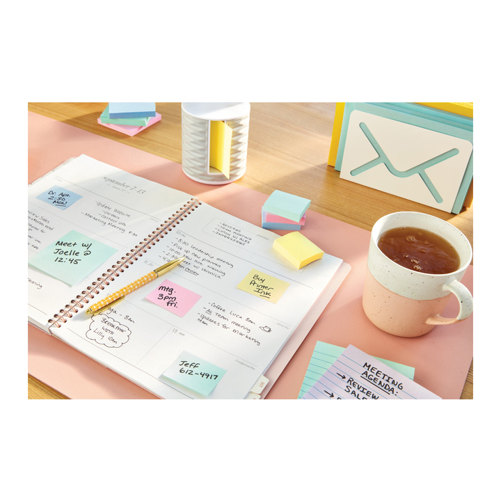 Memoblok 3m post-it 653 38x51mm geel 16 + 4 gratis(653y20) - 2
