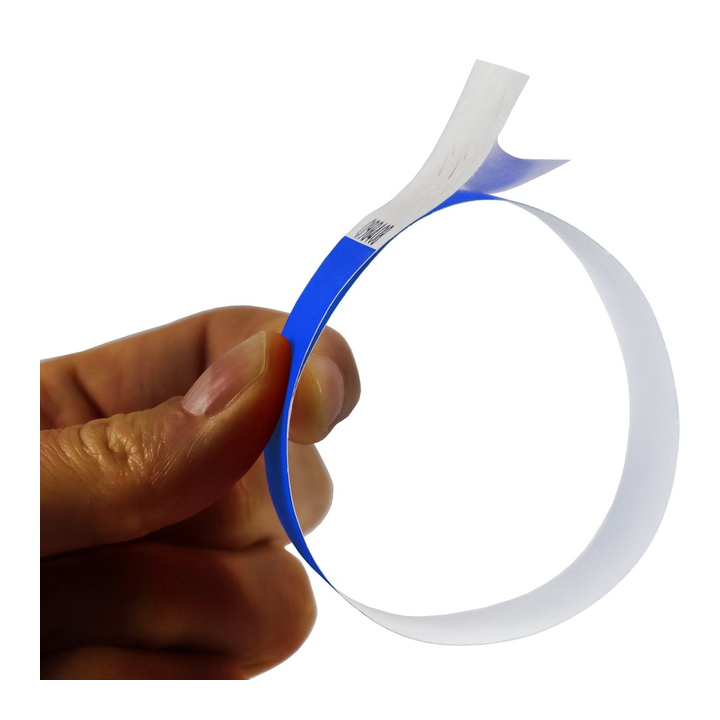 Polsband, Tyvek, blauw, 390002 (100 stuks) - 1