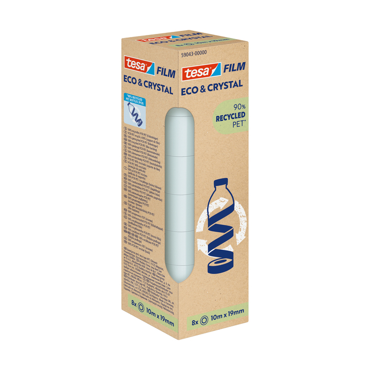 Plakband tesa eco crystal 59043 19mmx10m tr(4063565252440) - 0