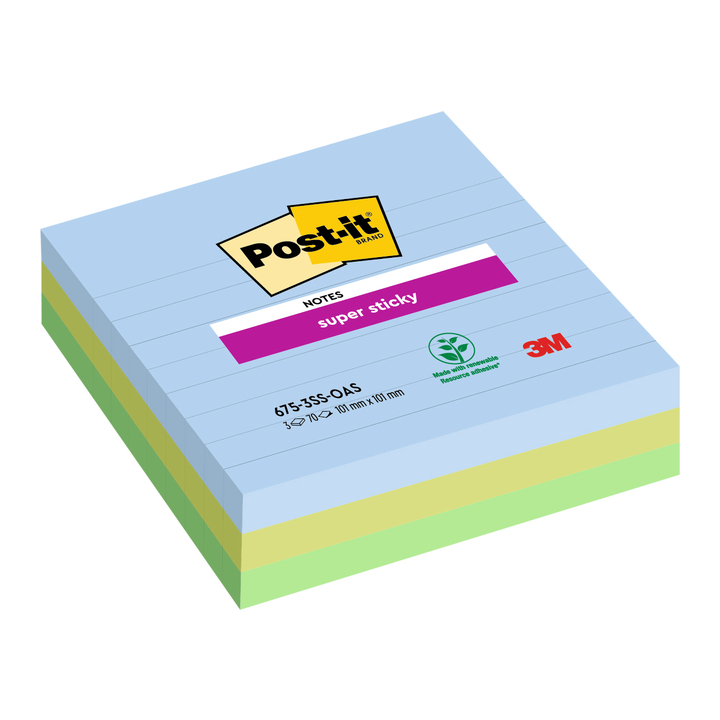  Memoblok 3m post-it 675-3ss-oas(7100259444) - 0