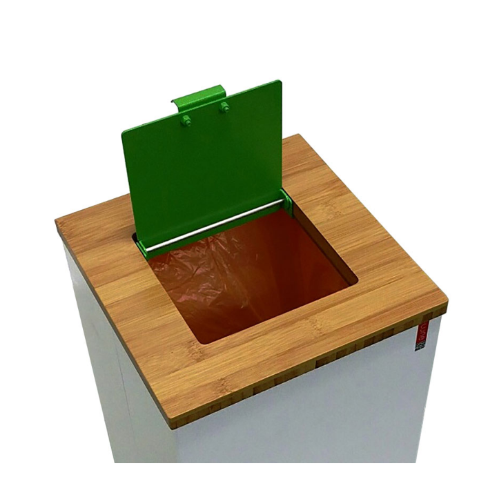 Top met klepdeksel voor Lune Paxa Large, groen, VB 730971 | GFT - 0