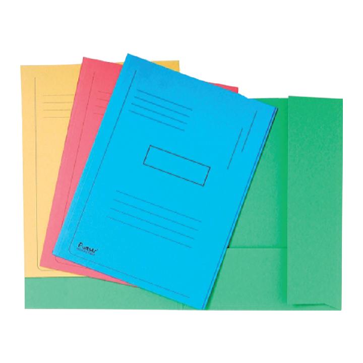 Dossiermap Exacompta forever 280gr 2 kleppen assorti - 0