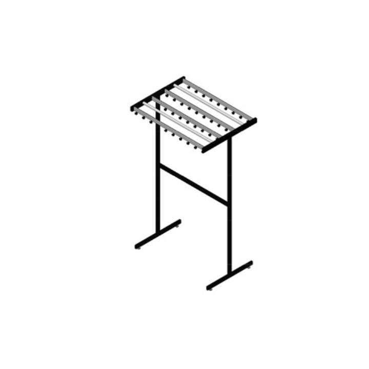 Pro-Line, garderoberek, 38-haaks, grijs/zwart, VB 184149 - 2