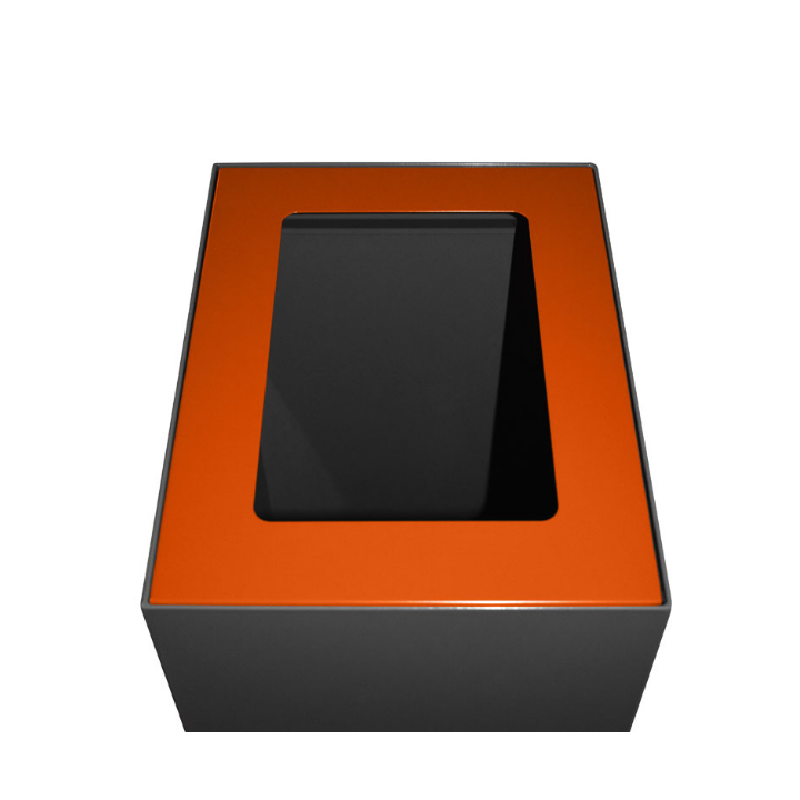 Open Top Voor Modulaire Afvalscheidingsbak | Oranje | VB 191222 - Afvalstroom PMD - 0
