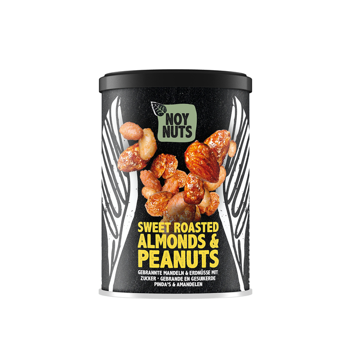 Pinda's noynuts gesuik en gebrand amand blik 135gr(70104484) - 1