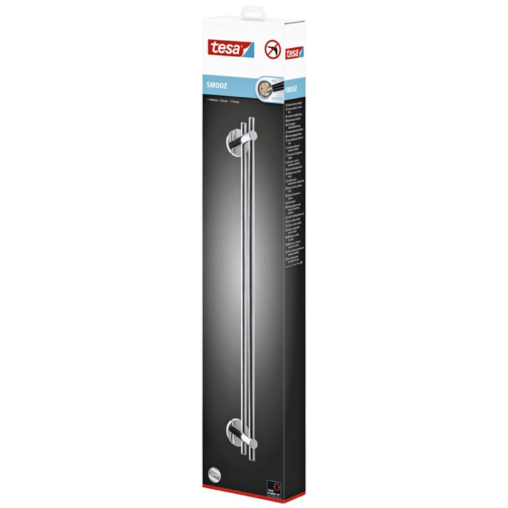 Tesa Smooz | Handdoekhouder | Dubbel | Chroom | 40321 - 1