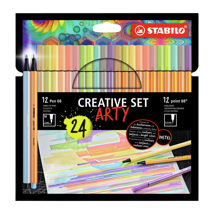 Creative set stabilo 8868/24  arty 24st assorti(8868/24-1-20 - 0