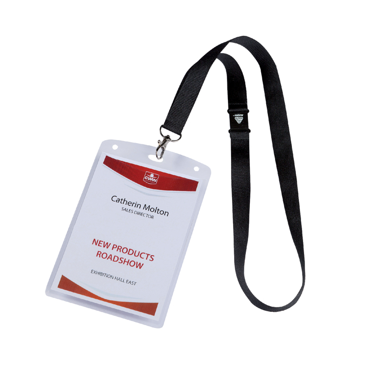Badge avery 4834 a6 + insteekkaarten + lanyard(4834) - 2