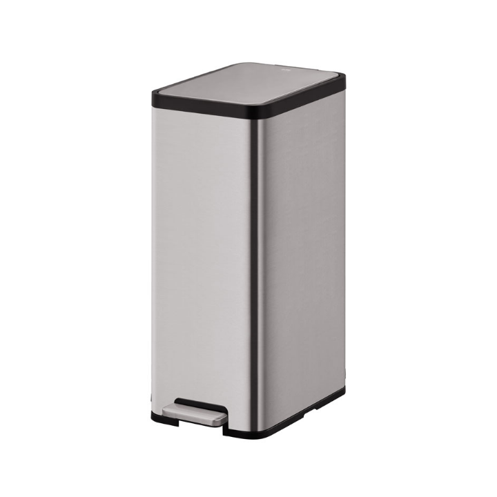 Eko Ecomaid, pedaalemmer, 45 liter, grijs mat RVS, VB 913945 - 0