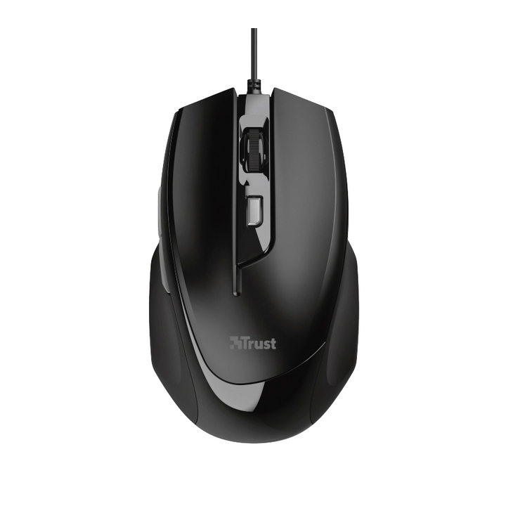 Muis trust voca comfort zwart(23650) - 0