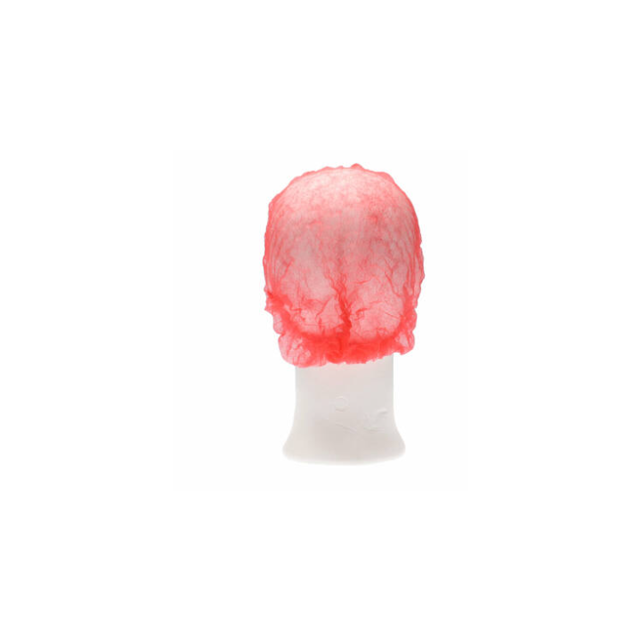 Haarnetje | Non Woven PP | 53cm | Clip Cap | Rood (1.000 stuks) - 2