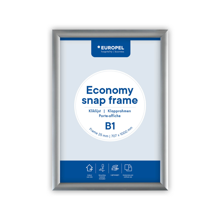 Kliklijst europel economy b1 zilver(355098) - 0