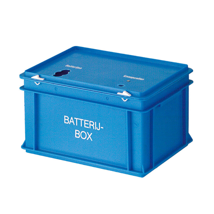 Kunststof Batterijbox | 300x400x235mm | Blauw | VB 320400 - 0