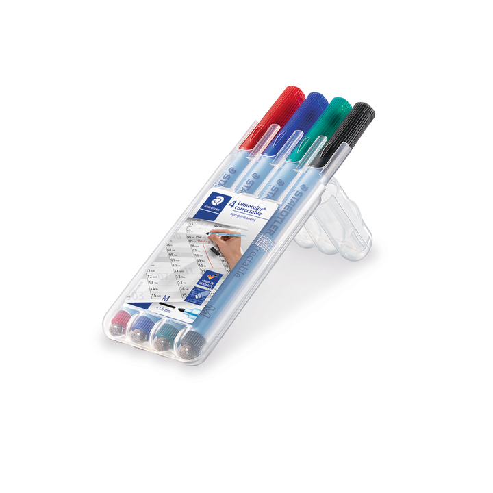 Viltstift staedtler ohp lumo m 305 non perm ass(305m wp4-1) - 0