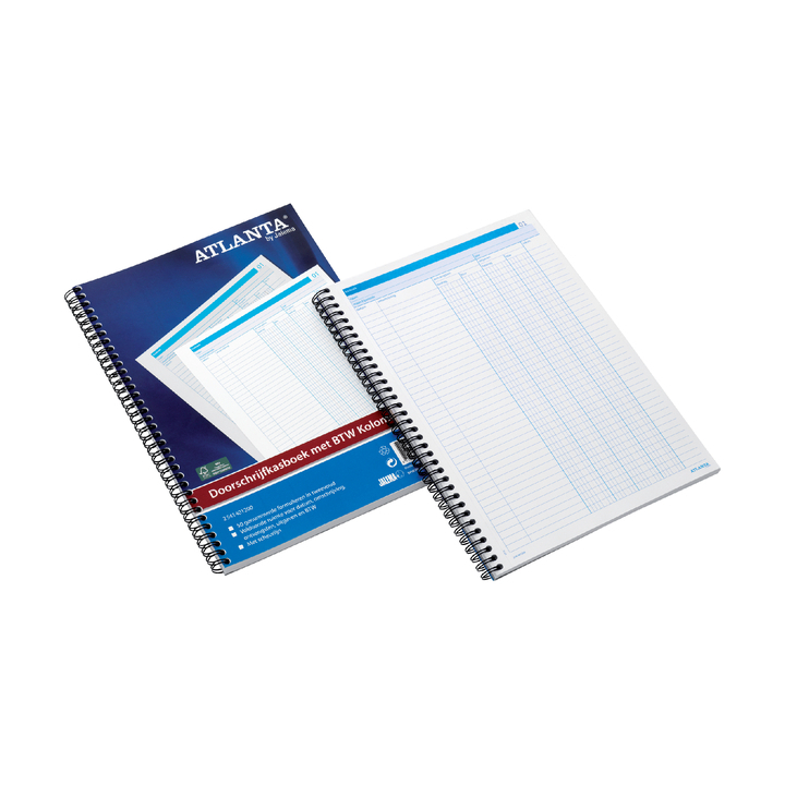 Kasboek doorschrijf a5414-012 btw 50x2vel - 0