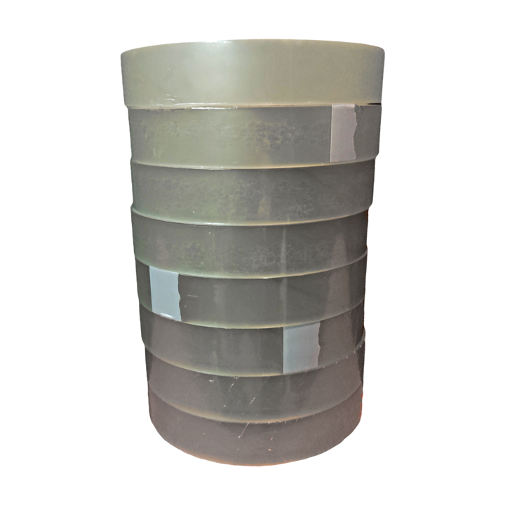 Plakband, PP/Acryl, 19mm x 66m, transparant, (pak a 8 rol) - 0
