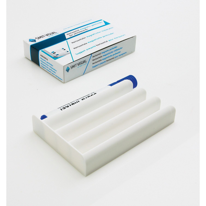 Smit Visual penhouder wit horizontaal, magnetisch - 0